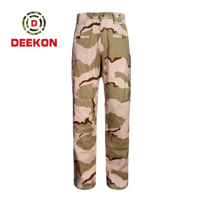 Deekon supply Three Color Desert Camoufalge BDU Uniform Tactical Trousers for Saudi Arabia