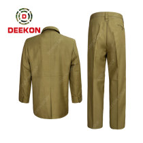 DEEKON factory Saudi Arabia officer ceremonial dress uniform suit Khaki color custom military suit