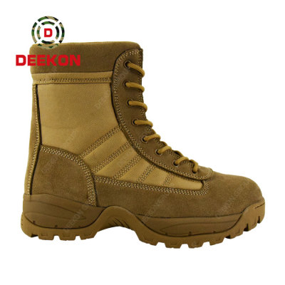 Thailand Men Tactical Desert Snow Ankle Combat Boots for Military