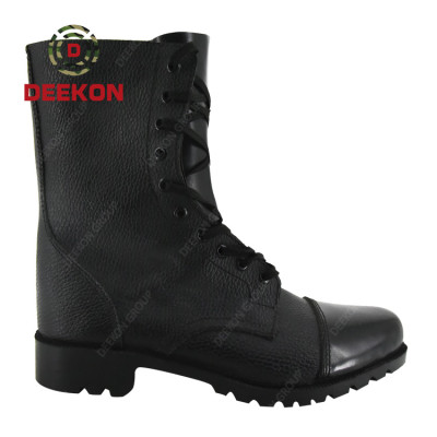 High ankle black jungle genuine leather army boot military army combat boots