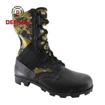 Deekon Military Tactical Army Boots with Peru Camouflage Canvas For Hiking