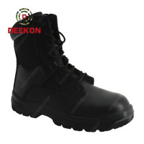 Tactical Boots Combat Military 1000D Nylon Waterproof Canvas Cow Leather Boots