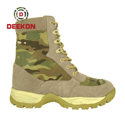 Multicam Camouflage Breathable lightweight Mens' Military Tactical Combat Boots