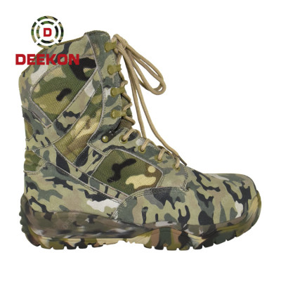 Deekon Customized Camouflage Pattern Boots for Army Using