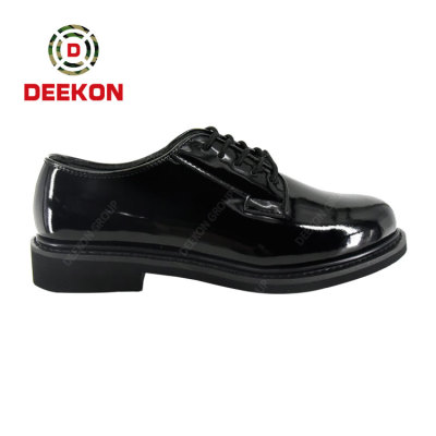 Deekon Supply Shinny Leather Shoes to Kenya Army Officers