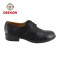 Military First Grain Leather Rubber Outsole Black Officer Shoes