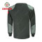 Deekon company manufacture dark green color V-neck collar  Long Sleeve Chinese military army wool sweater