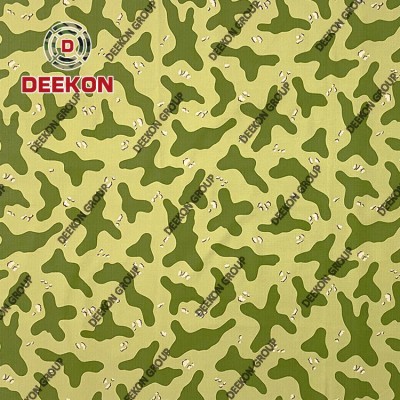 Military Garment Supplier TC 80/20 Camouflage Pattern Teflon Fabric Factory