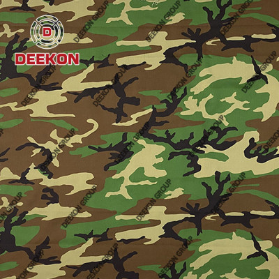 Woodland NC 50/50 Uniform Camouflage Fabric with Anti-Infrared for BDU Uniform Wholesaler