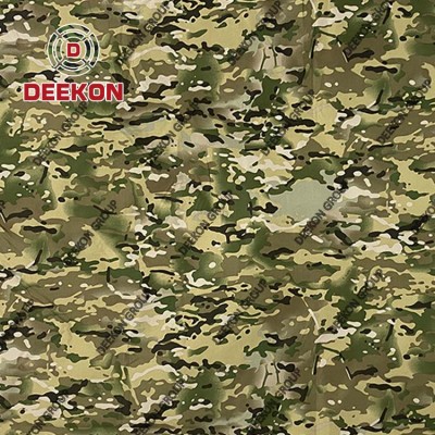 Multicam Camouflage 100% Polyester Fabric with Water Resistant for Georgia Poncho Supplier