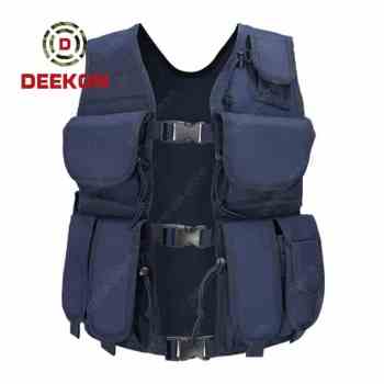 Manufacturer Military Vest Supplier Dark Blue Tactical Police Vest