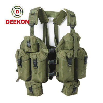 Military Army Green Chest Rig Factory Tactical Nylon Vest for Army