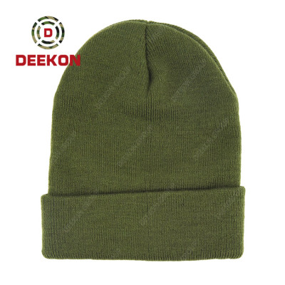 Deekon Factroy for Malawi Military Army Green Color Wool Hat