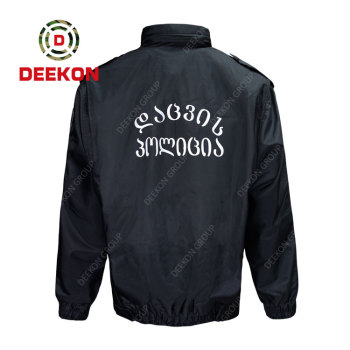 Military Jacket Supply Best quality Black Printed Logo Military M65 Jacket in China