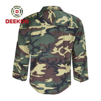 Deekon supply Best Woodland Nigeria Water Resistant Camouflage CVC Military Clothes for Army