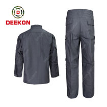 China DEEKON factory supply High Quality 100% Cotton Twill Washed Outdoor Work Shirt for Military Using