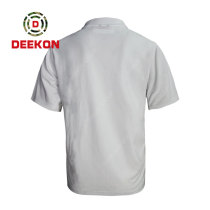 Deekon wholesale Combat Short Sleeve Combed Cotton Customize Military OEM Uniform Shirts