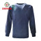 Deekon factory blue color round-neck collar  Long Sleeve Albania military army wool sweater