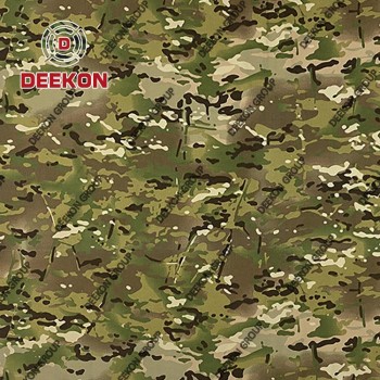 Multicam Camo Ripstop & Twill 100% Polyester 100% Nylon Backpack Fabric with WR Raincoat Supplier