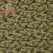 Digital Camo Pattern CVC 50/50 Fabric with Water Resistant for Military Dress Supplier
