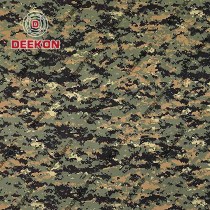 Peru NC 50/50 Ripstop Woodland Camouflage Fabric with WR Supplier for Military Uniform