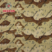 Saudi Arabia Army Chocolate Camo Pattern 100% Nylon Backpack Fabric with Waterproof for Military Supplier