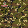 Bangladesh Woodland 100% Polyester Ripstop Camo Fabric with Water Repellant PVC Coated for Rainwear Poncho Supplier
