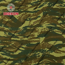 Greece Tiger strip NC50/50 Ripstop &Twill Camo Fabric with Anti-Infrared IRR for Combat Uniform Supplier