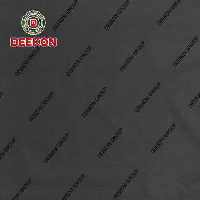 Supply 1000D Nylon 66 Black Laminated Synthetic Textile with Teflon IRR for Laser Cut Ballistic Vest