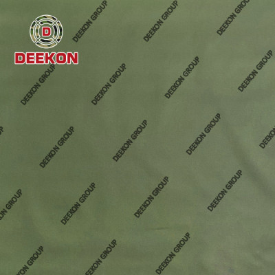 500D PVC Coated 100% Nylon Oliver Green Waterproof Synthetic Textile for Army Woodland FieldBackpack
