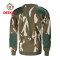 Deekon manufacture soft handfeel V-neck collar  Long Sleeve military wool sweater
