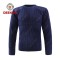 Deekon company supply navy blue color round-neck collar  Long Sleeve Uganda military army wool sweater