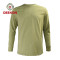 China Military Manufacture Large Size S-5XL Cotton Long Sleeved Men Undershirt tide shirt
