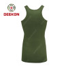 Deekon military shirt manufacture Army Green 100% Cotton Vest Tshirt for Kenya