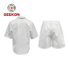 Deekon Military shirt supply White Breathable 100% Polyester short sleeve Tshirt for Malawi Prison