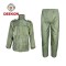 Ecofriendly Raincoat manufacture Custom Police Military Army 100% Polyester Rainwear with PU coated