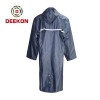 Military Raincoat factory Blue Waterproof Oil Resistant Raincoat PVC Coated with Reflective tape
