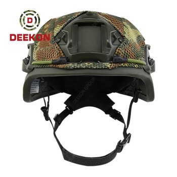 Albania Level 3A Tactical Bulletproof Helmet Military MICH Ballistic Helmet With Camouflage Cover
