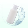 Sanle wholesale 2oz boston round HDPE plastic bottle with 18/410 neck finish, custom logo acceptable