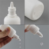 Sanle 30ml HDPE boston round essence oil bottle with screw cap