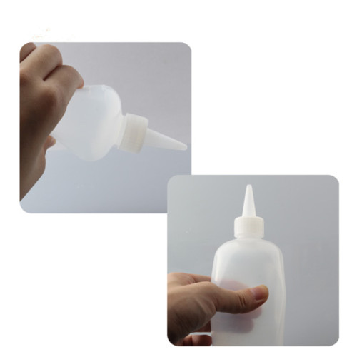 Sanle 60ml PE Boston round squeeze bottle with dropper