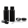 Sanle 100ml PE cosmo round shampoo bottle with pump sprayer