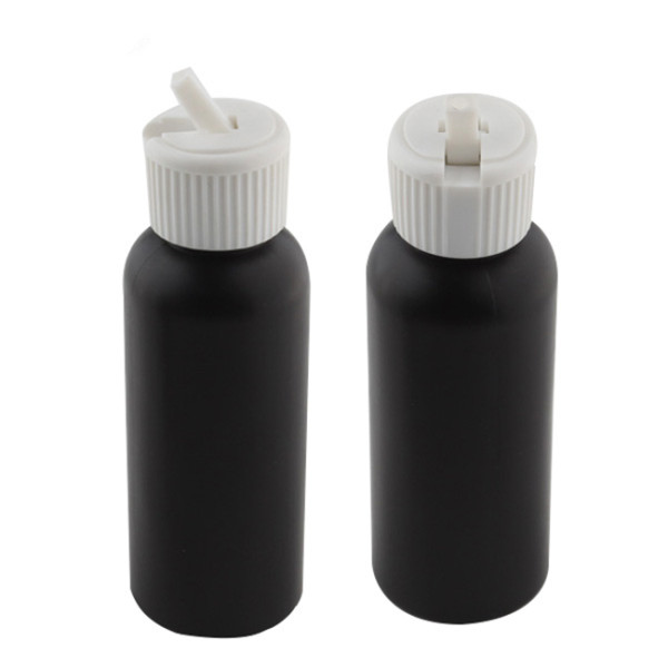 Sanle 100ml PE cosmo round shampoo bottle with pump sprayer
