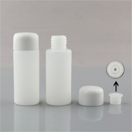 Sanle 30ml PE cylinder travel set bottle with screw cap