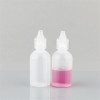 Sanle 30ml PE cosmo oem dropper bottles squeeze bottle with dropper cap