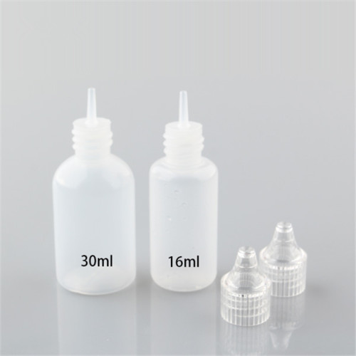 Sanle 30ml PE cosmo oem dropper bottles squeeze bottle with dropper cap