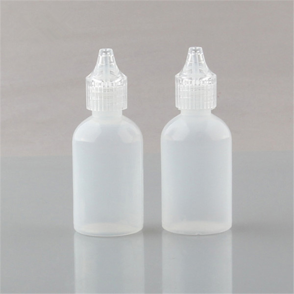 Sanle 30ml PE cosmo oem dropper bottles squeeze bottle with dropper cap