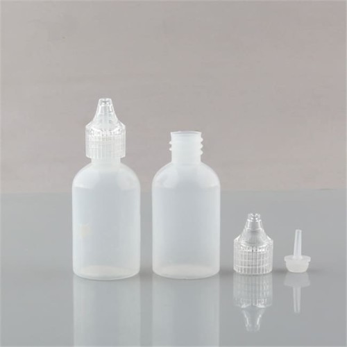 Sanle 30ml PE cosmo oem dropper bottles squeeze bottle with dropper cap