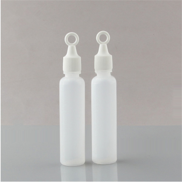 Sanle 35ml PE cosmo round lotion packaging bottle with handle cap