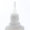 Sanle 60ml PE cylinder round plastic squeeze bottle with dropper cap